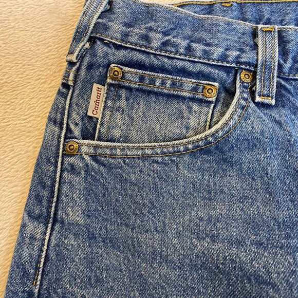 Carhartt Men's B17 DST Jeans Size 38x32 Vintage from December 2004 - Picture 13 of 16